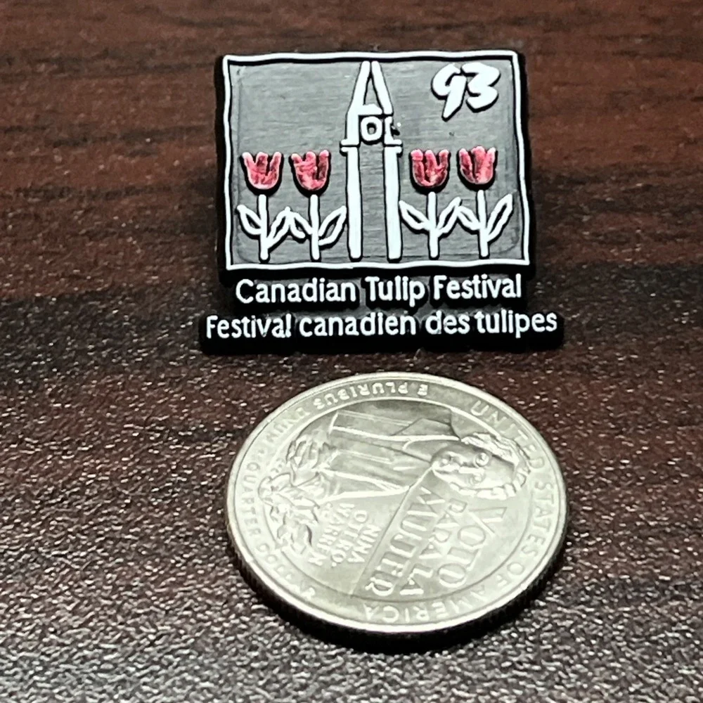 1993 Canadian Tulip Festival‎ Plastic Lapel Hat Pin